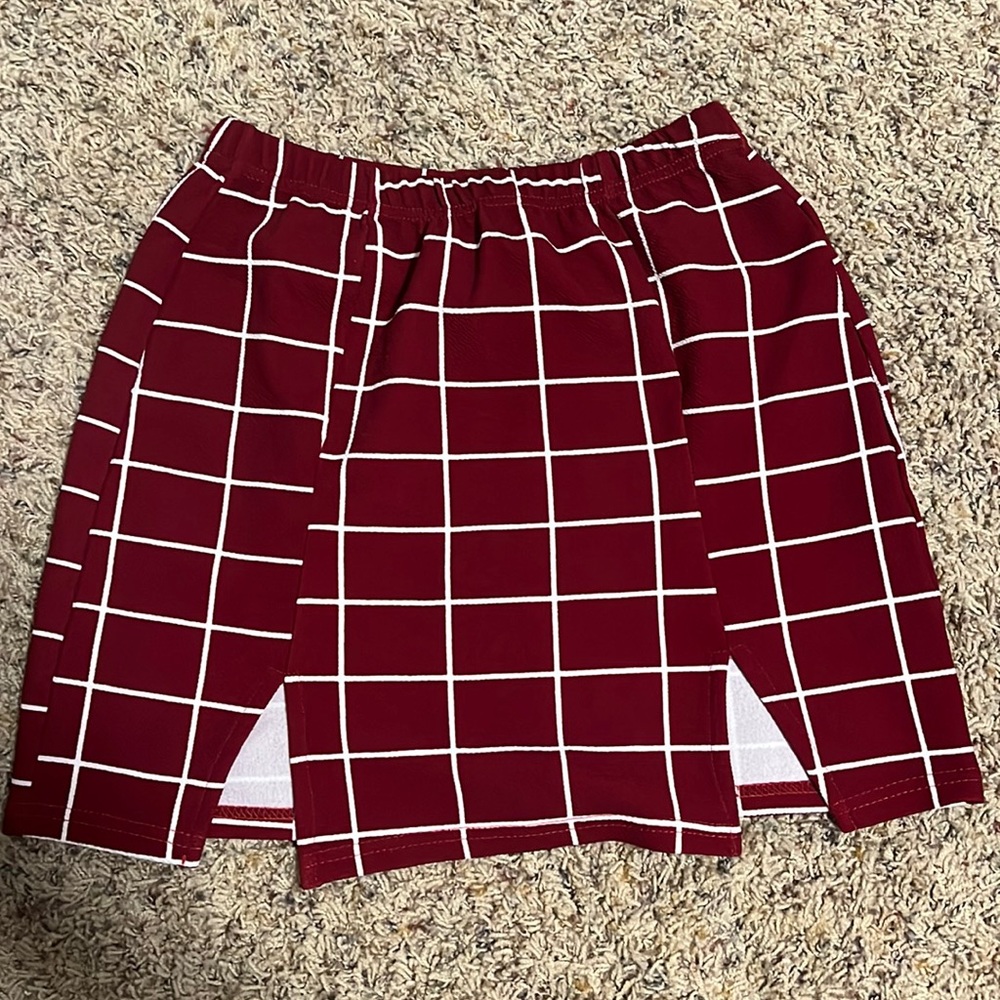 shein mini skirt w double thigh slits